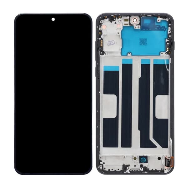 OnePlus Nord 5 Skärm med LCD Display och OEM-ram - Grå grå