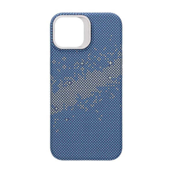 iPhone 13/14 Skal med Magsafe och Utfällbart Stativ - Blå/Guld Blue
