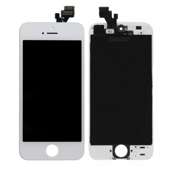 iPhone 5 LCD Skärm Refurbished - Vit Vit