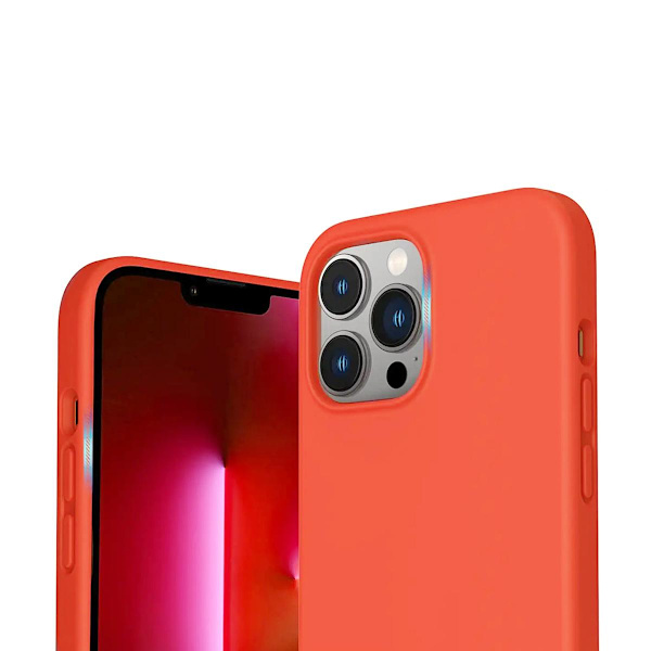 iPhone 14 Pro Silikonskal Rvelon MagSafe - Rosa Rosa