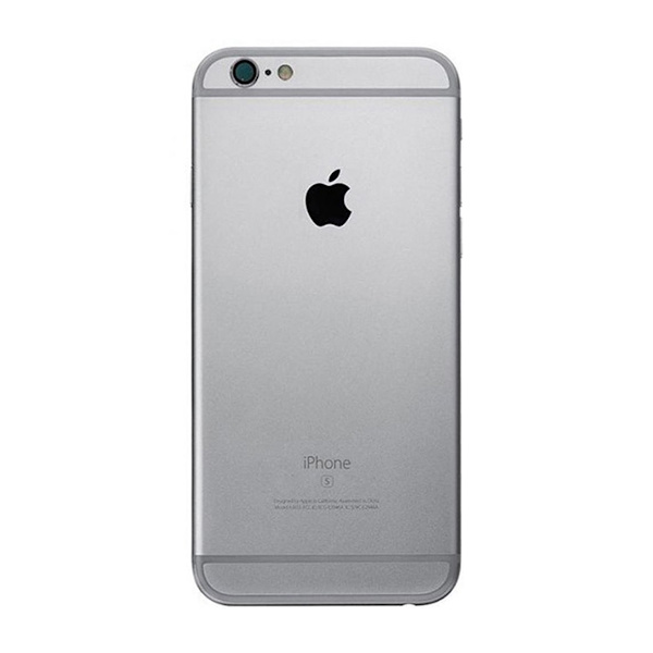 iPhone 6S Plus Baksida med Komplett Ram - Rymdgrå