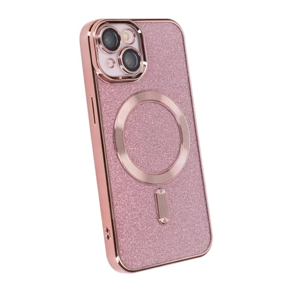 Luxury Mobilskal med Magsafe iPhone 15 - Rosa Rosa