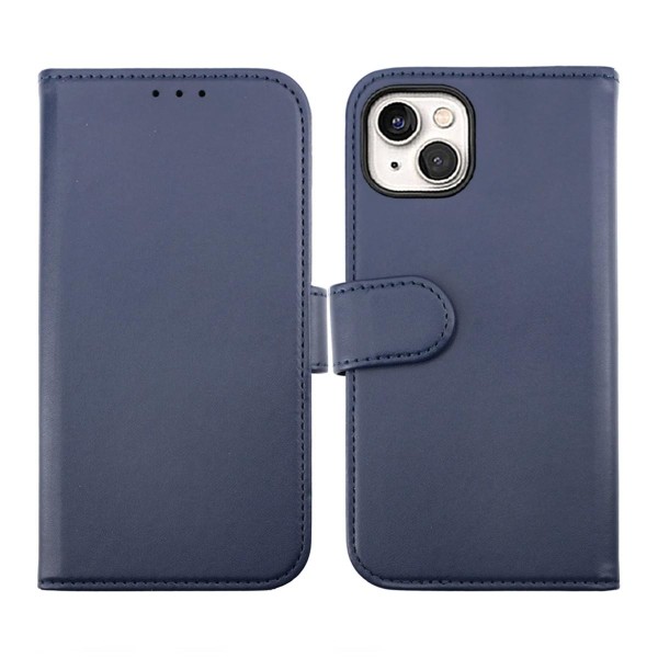 iPhone 14 Plånboksfodral Magnet Rvelon - Blå Marine blue
