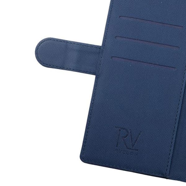 Samsung Galaxy S22 Ultra Plånboksfodral Magnet Rvelon - Blå Marinblå