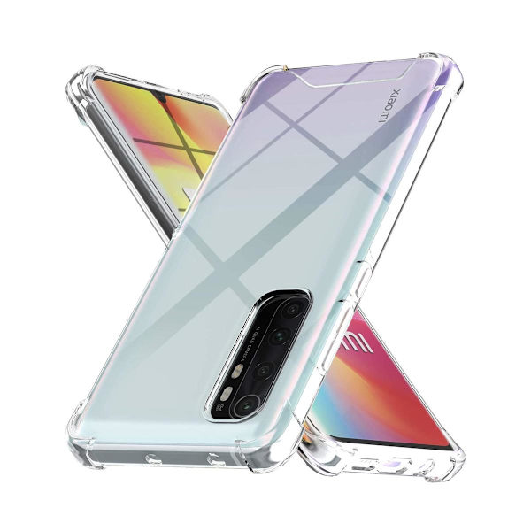 Stöttåligt Mobilskal Xiaomi Mi Note 10 Lite - Transparent Transparent