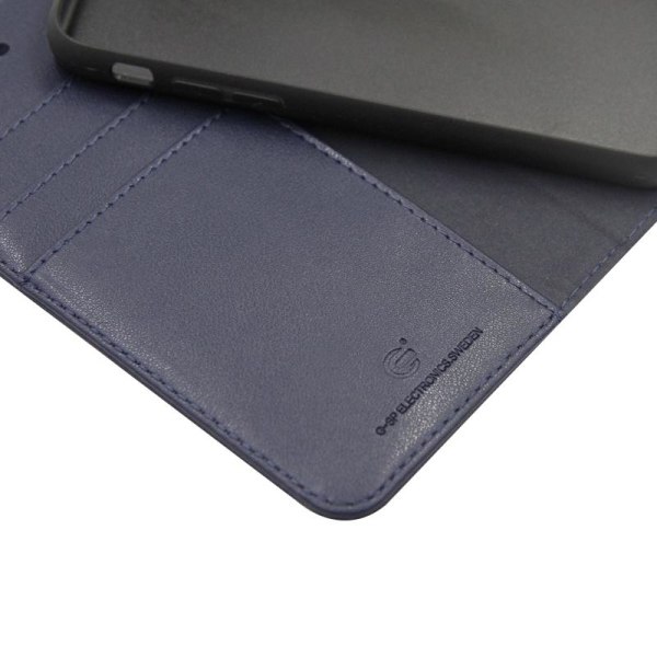 iPhone X/XS Plånboksfodral Magnet Läder med Stativ - Blå Blå