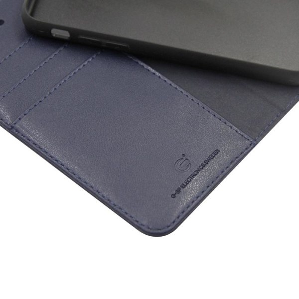 iPhone X/XS Plånboksfodral Magnet Läder med Stativ - Blå Blue