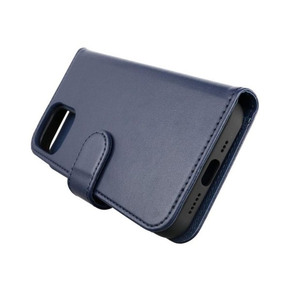 iPhone 12/12 Pro Plånboksfodral Magnet Rvelon - Blå Marinblå