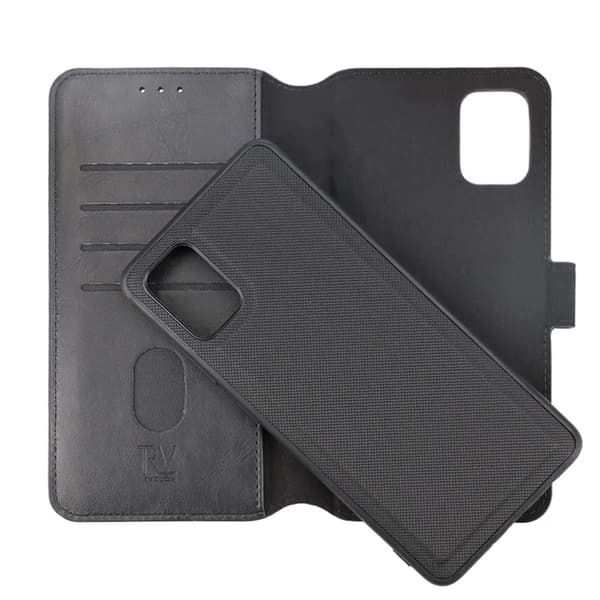 Samsung A51 Plånboksfodral Magnet Rvelon - Svart Black