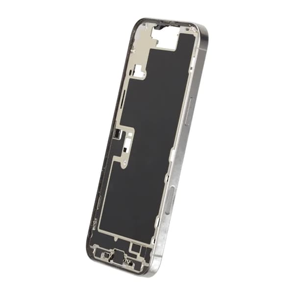 Mittenram med smådelar för iPhone 16 Pro Max - Vitt Titan OEM Vit