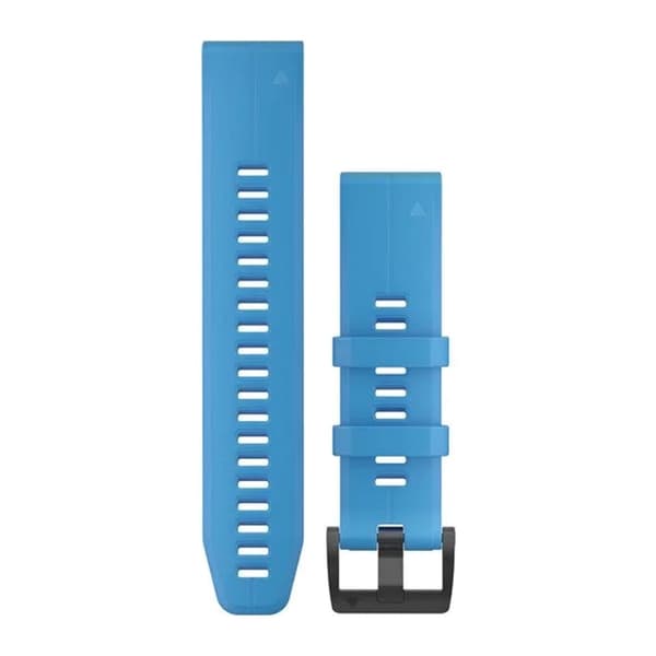 Garmin QuickFit 22 Silikonarmband Cyanblå - Nyskick blå