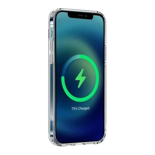 Mobilskal Stöttåligt Magsafe för iPhone 12 och 12 Pro - Klar läpinäkyvä