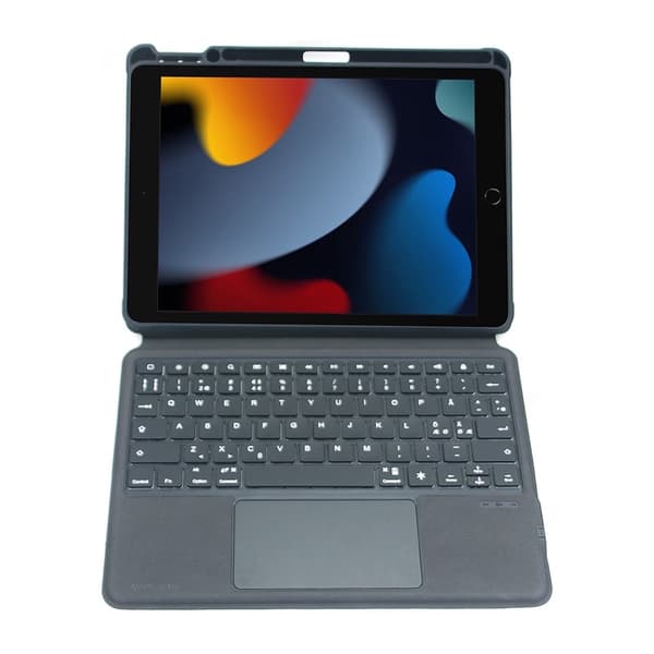 4smarts Solid Pro Tangentbordsfodral for iPad Air 11 tum Gra Nyskick