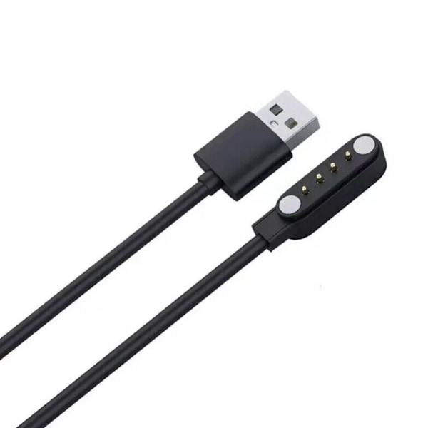 Magnetisk Laddningskabel för Smart Watch 4 Pins/7.62-14.3mm