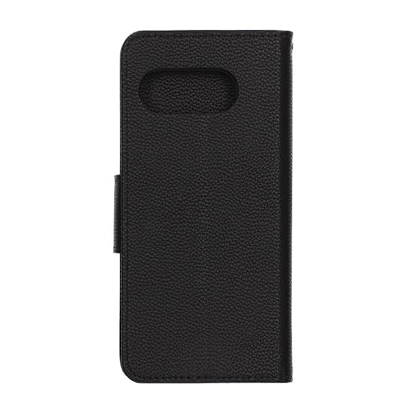 Google Pixel 9A Plånboksfodral med kortfack - Svart Svart