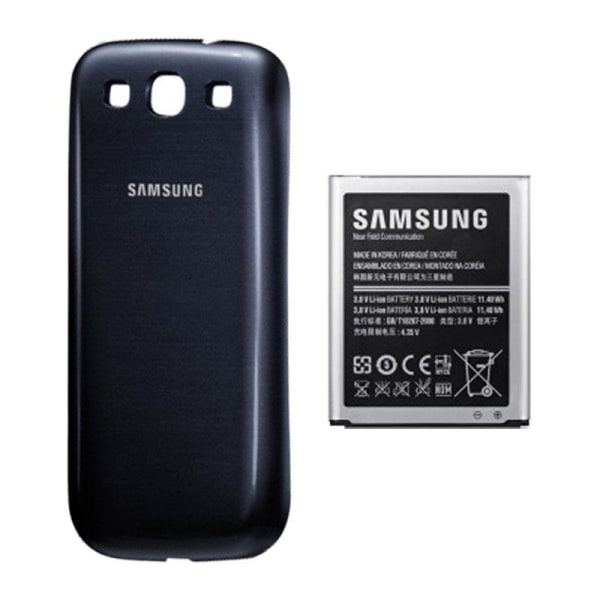 Samsung Galaxy S3 Batteri med Baksida - Blå Blue cb07 | Blue | 1 | Fyndiq