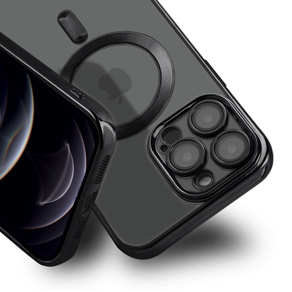 Luxury Mobilskal med Magsafe iPhone 12 Pro Max - Svart Svart