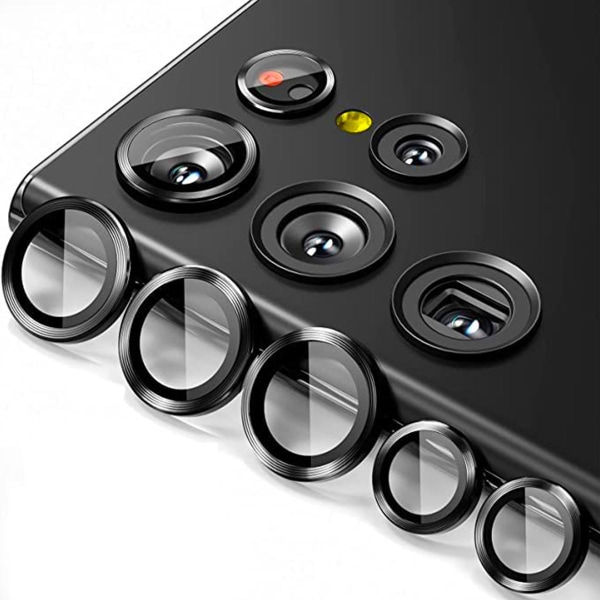 Samsung Galaxy S23 Ultra Linsskydd för Kamera (5-pack) Black