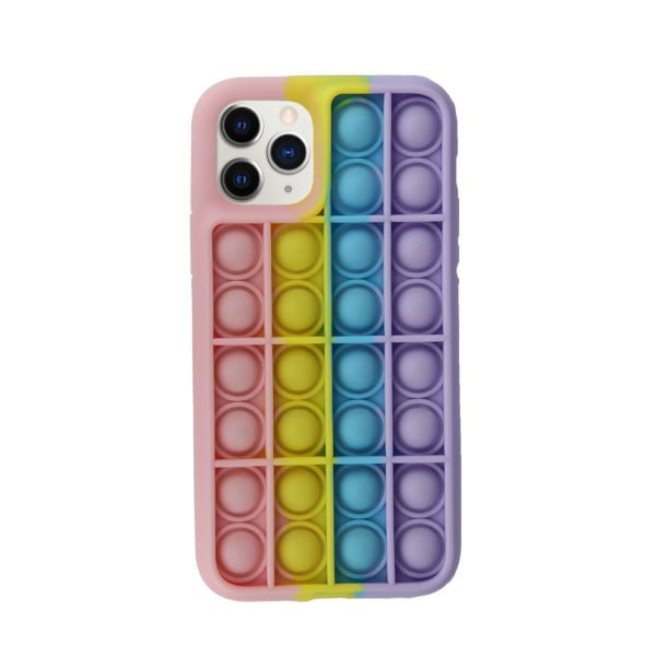 Pop it Mobilskal - iPhone 11 Pro Max - Rosa/Lila Multicolor