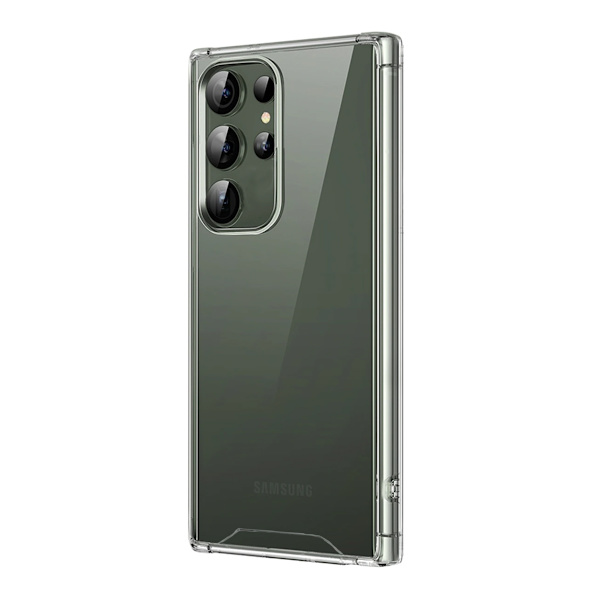 Samsung Galaxy S24 Ultra Stöttåligt Mobilskal - Transparent Transparent