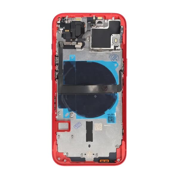 iPhone 13 Baksida med Komplett Ram OEM - Röd Red