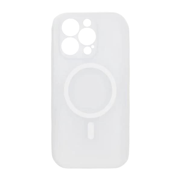 Slankt MagSafe-cover med kamerabeskyttelse til iPhone 16 Pro Max - Hvid hvid