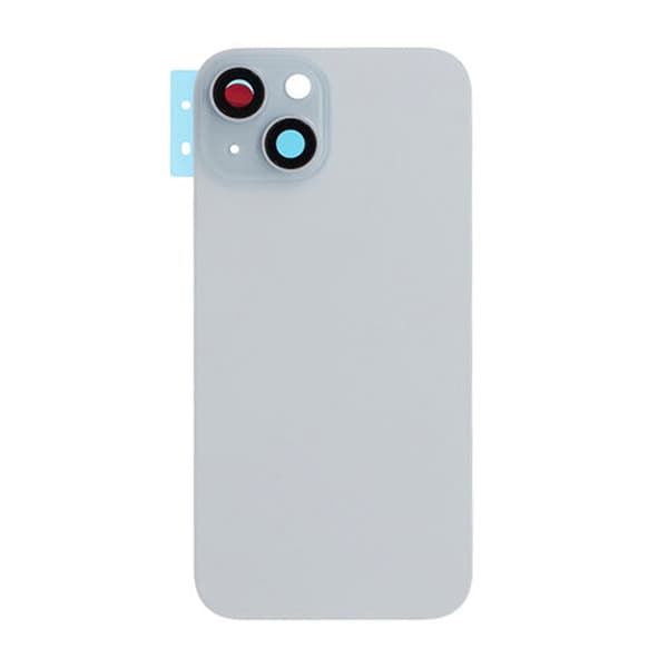 iPhone 15 Plus Baksida Glas med Magsafe Magnet - Blå Blå