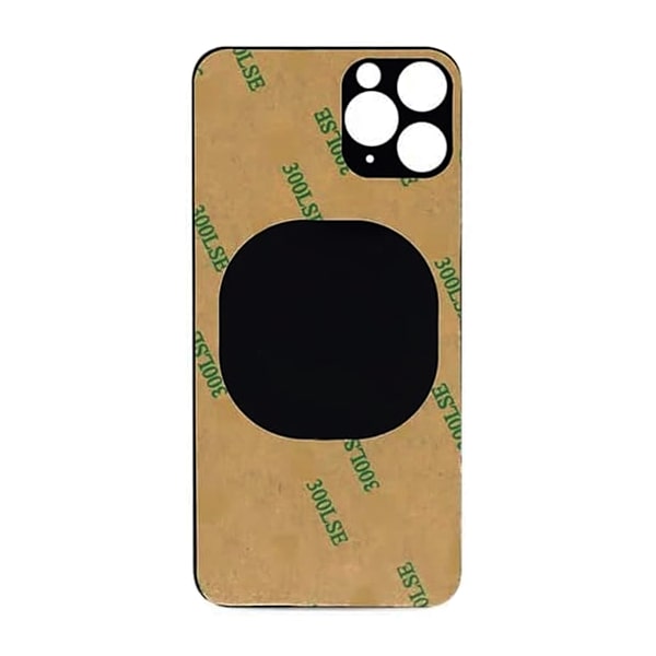 iPhone 11 Pro Max Baksida med Lim - Svart