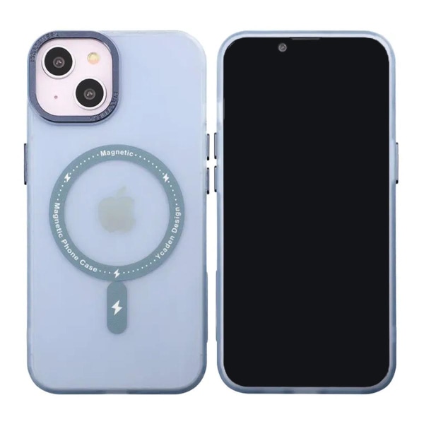 iPhone 14 Mobilskal med MagSafe - Frostat Blå Blå