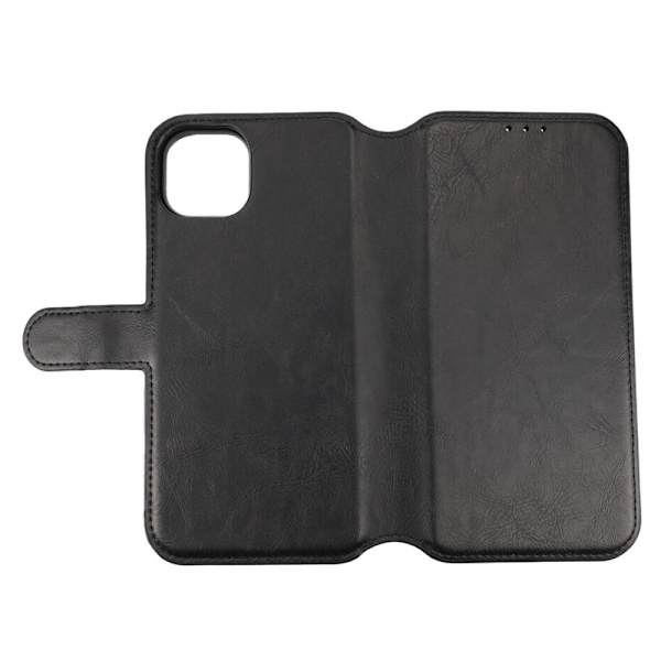 iPhone 15 Plus Plånboksfodral Magnet Rvelon - Svart Black