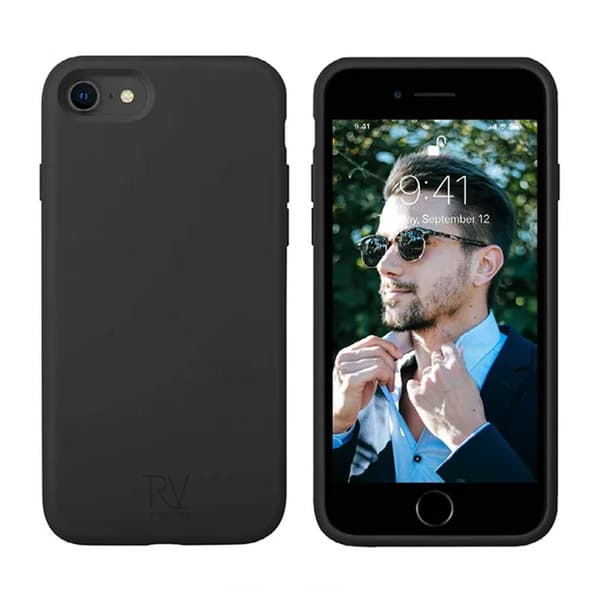iPhone 7/8/SE (2020/2022) Silikonskal Rvelon - Svart Svart