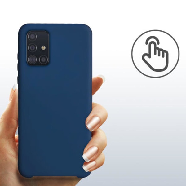 Samsung A72 Silikonskal - Blå Blue
