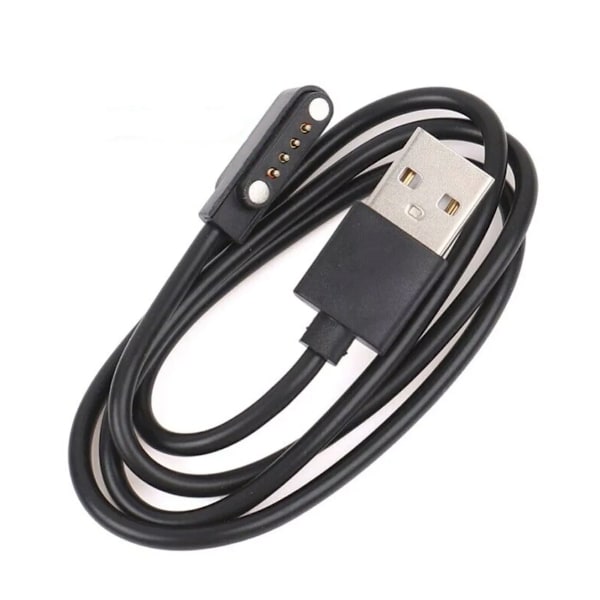 Magnetisk Laddningskabel för Smart Watch 4 Pins/7.62-14.3mm
