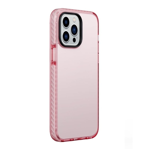 iPhone 15 Pro Stöttåligt TPU Mobilskal - Rosa Rosa