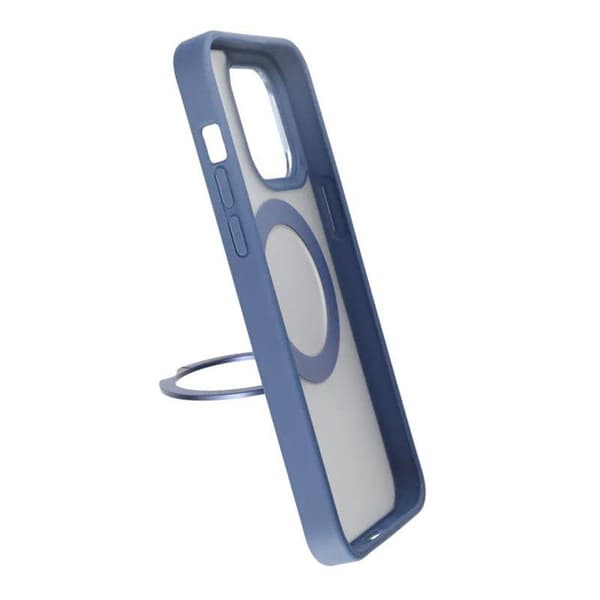 iPhone 15 Pro Skal med MagSafe Stativ Rvelon - Blå Blå