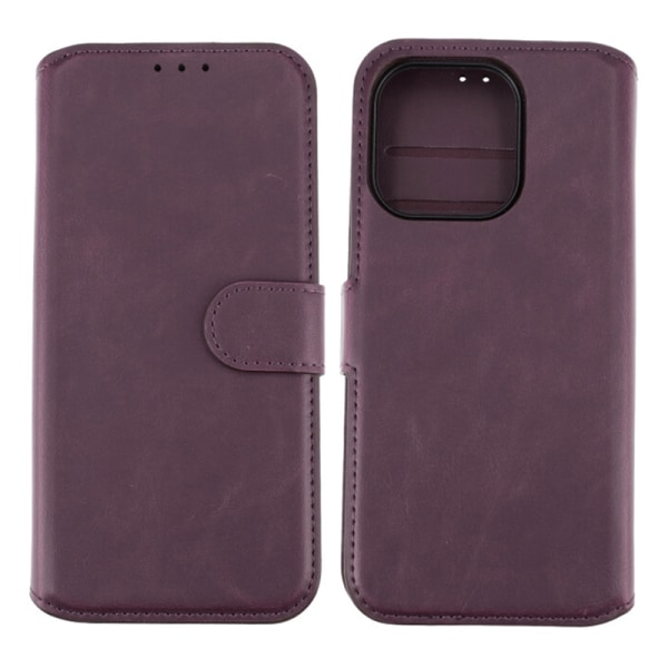 iPhone 15 Pro Plånboksfodral Magnet Rvelon - Lila Bordeaux