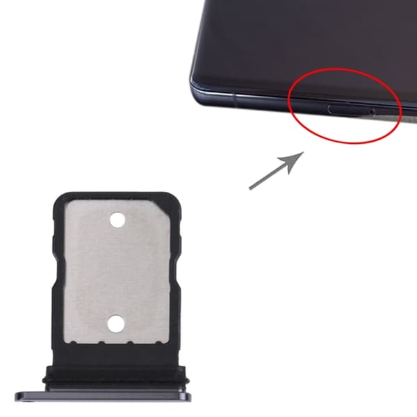 Google Pixel 7 Pro Simkortshållare - Svart Svart
