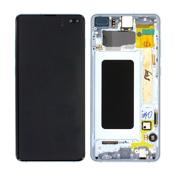 Samsung Galaxy S10 Plus (SM-G975F) Skärm med LCD Display Original - Blå Marinblå