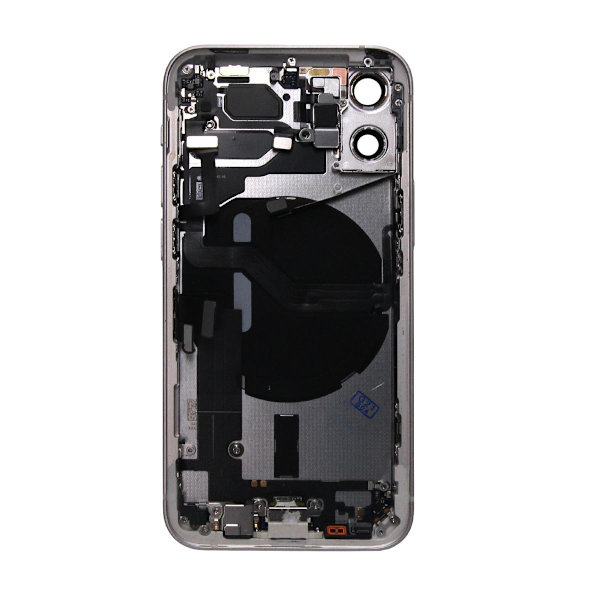 iPhone 12 Mini Baksida med Komplett Ram - Vit White