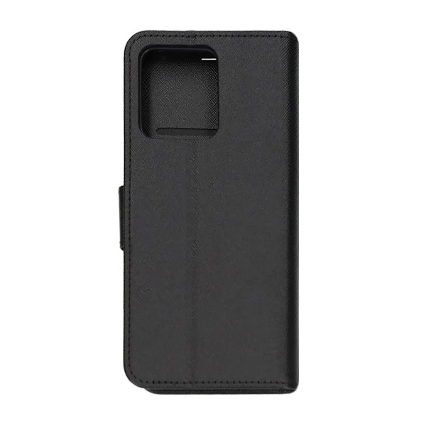 Motorola Edge 40 Neo 5G Plånboksfodral med Stativ - Svart Black