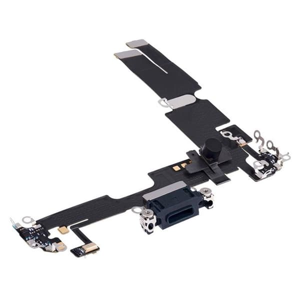 iPhone 14 Plus Laddkontakt med Flexkabel Original - Svart Svart
