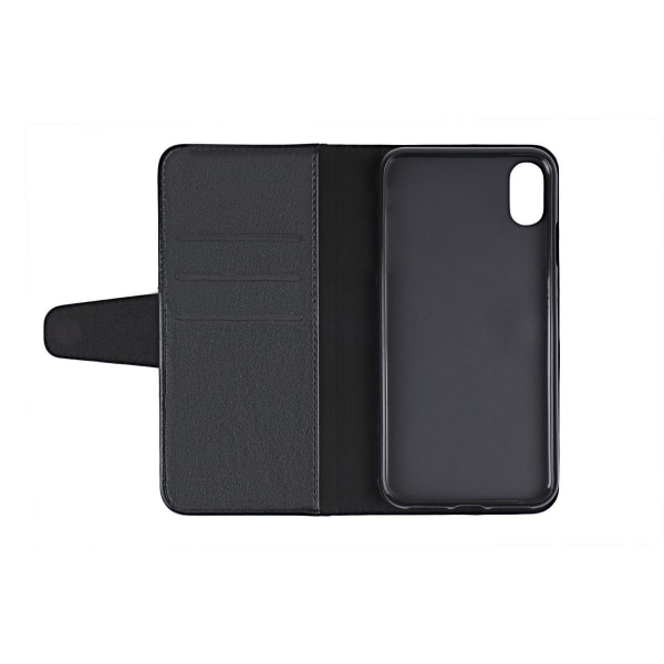 iPhone XS Max Plånboksfodral Stativ och extra Kortfack G-SP -  S Black