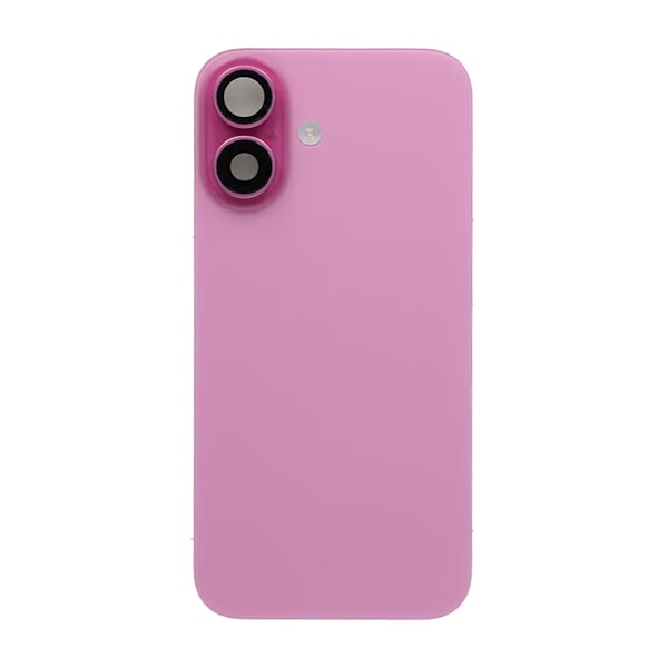 iPhone 16 Baksida Glas - Rosa Pink