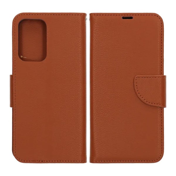 Samsung Galaxy A52s Plånboksfodral med Stativ - Brun Brown