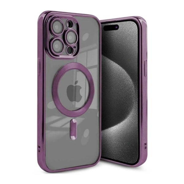 Luxury Mobilskal med Magsafe iPhone 14 Pro Max - Lila Purple