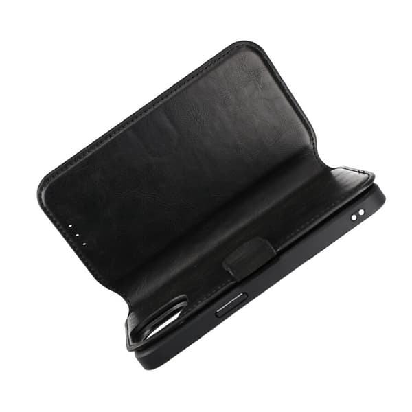 iPhone 15 Plånboksfodral Magnet Rvelon - Svart Black