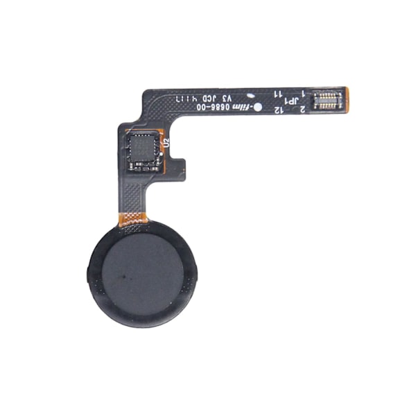 Google Pixel 2 XL Hemknapp Flexkabel - Svart Svart