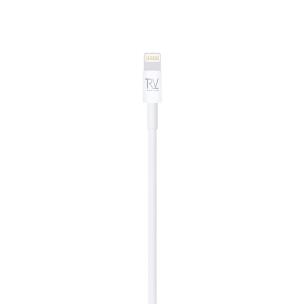 Rvelon USB-A till Lightning Kabel 1m Vit