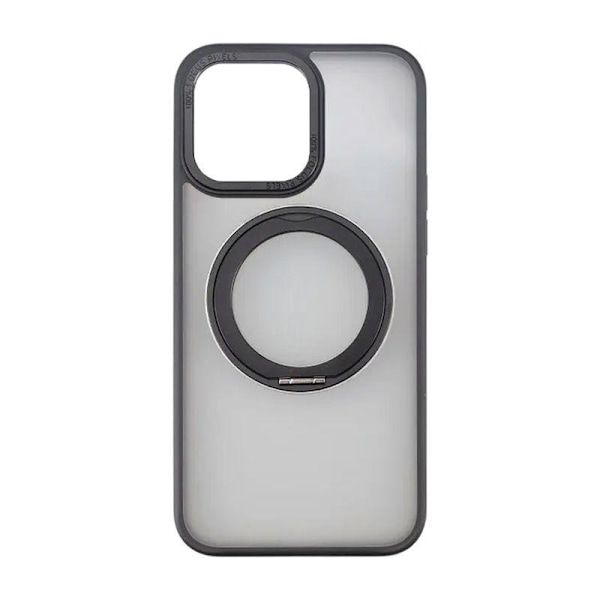 iPhone 15 Pro Skal med MagSafe Stativ Rvelon - Svart Black