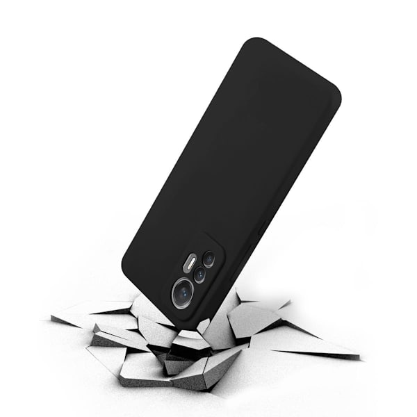 Xiaomi 12 Lite Silikonskal - Svart Svart
